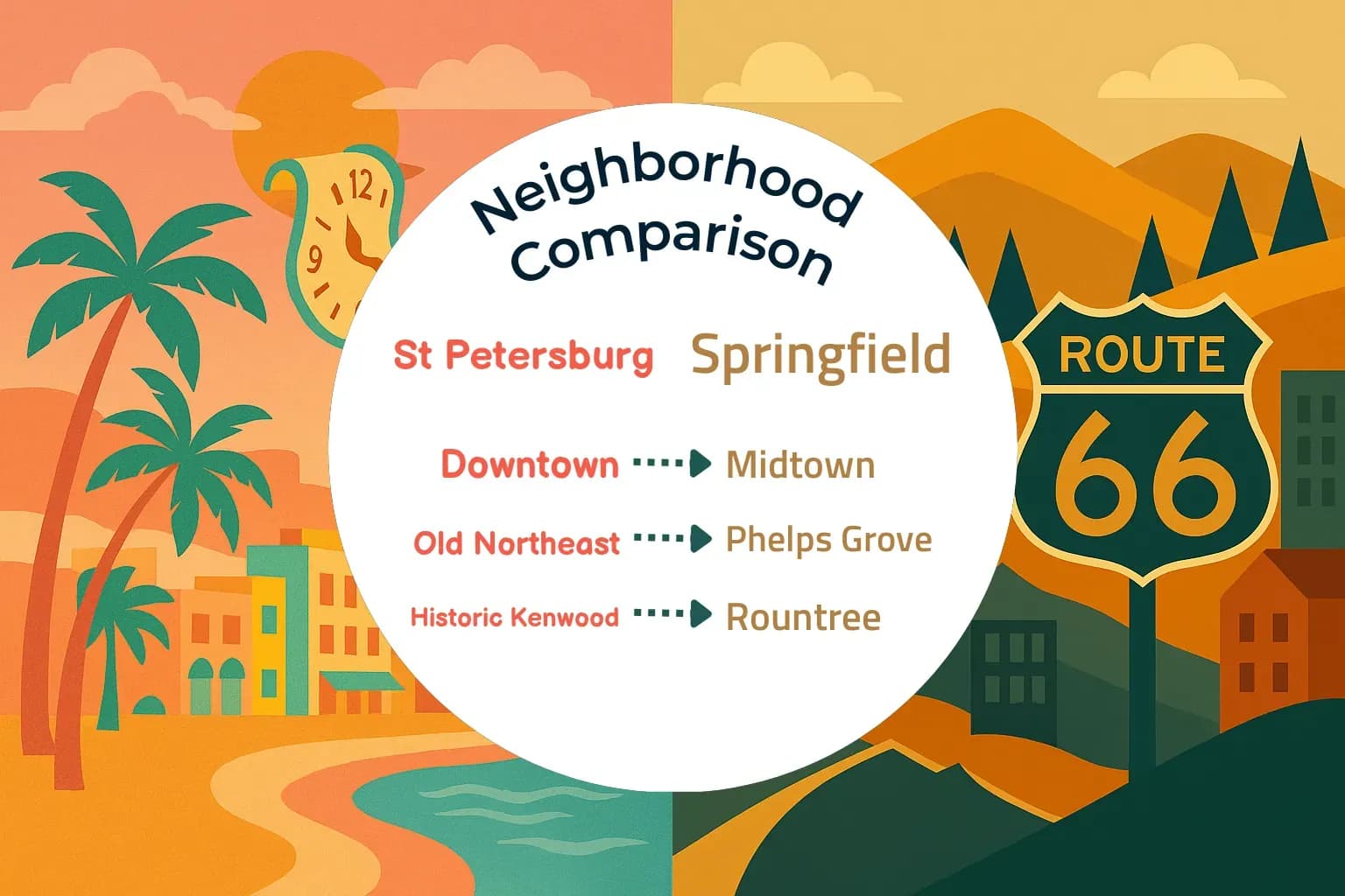 St. Petersburg vs Springfield Neighborhood Comparison