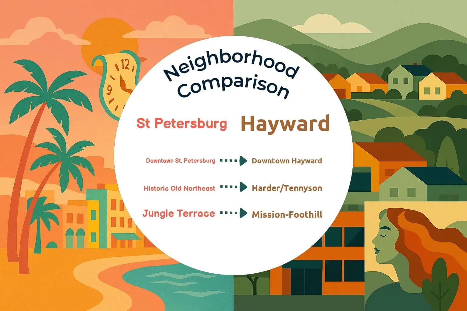 St. Petersburg vs Hayward Neighborhood Comparison