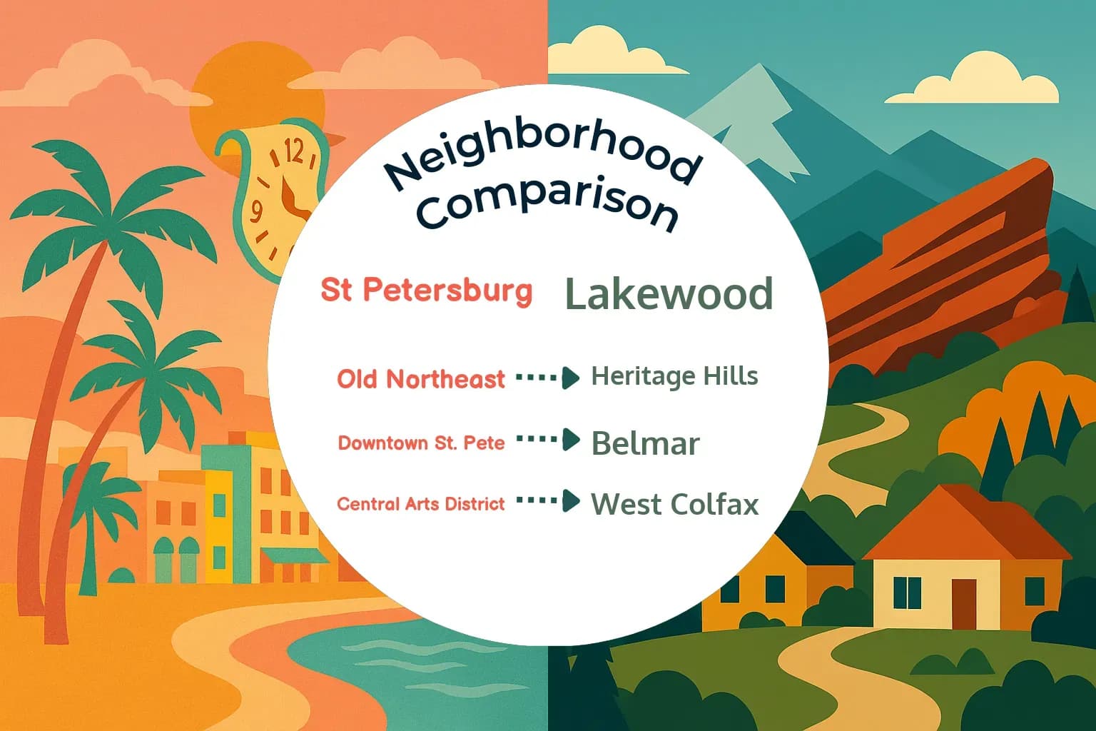 St. Petersburg vs Lakewood Neighborhood Comparison