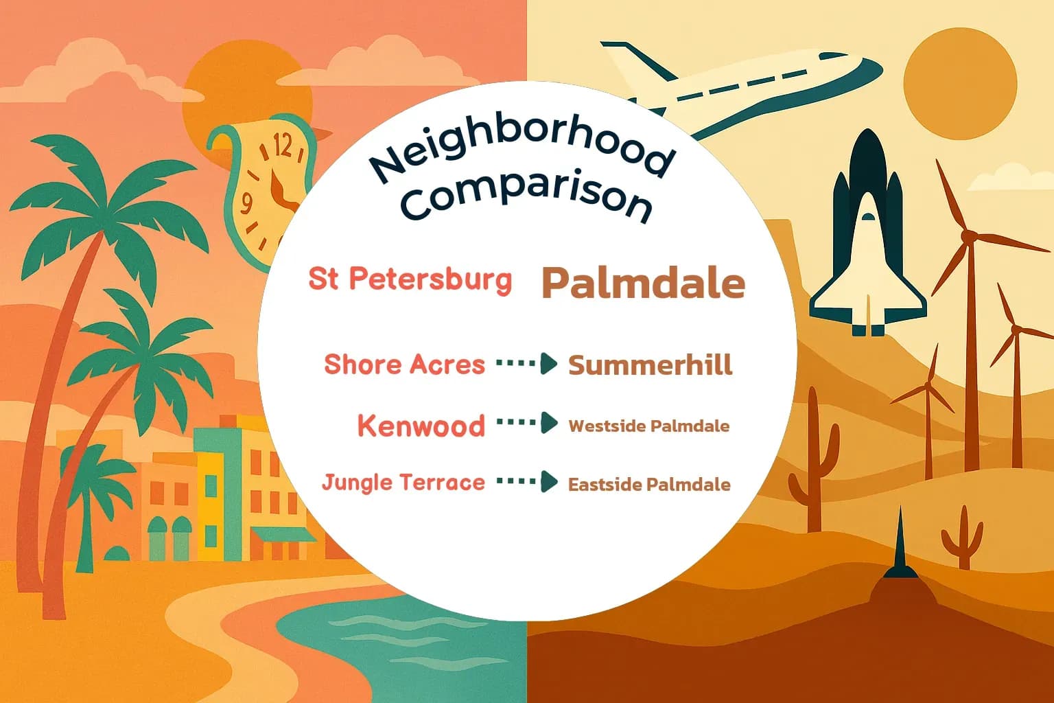 St. Petersburg vs Palmdale Neighborhood Comparison