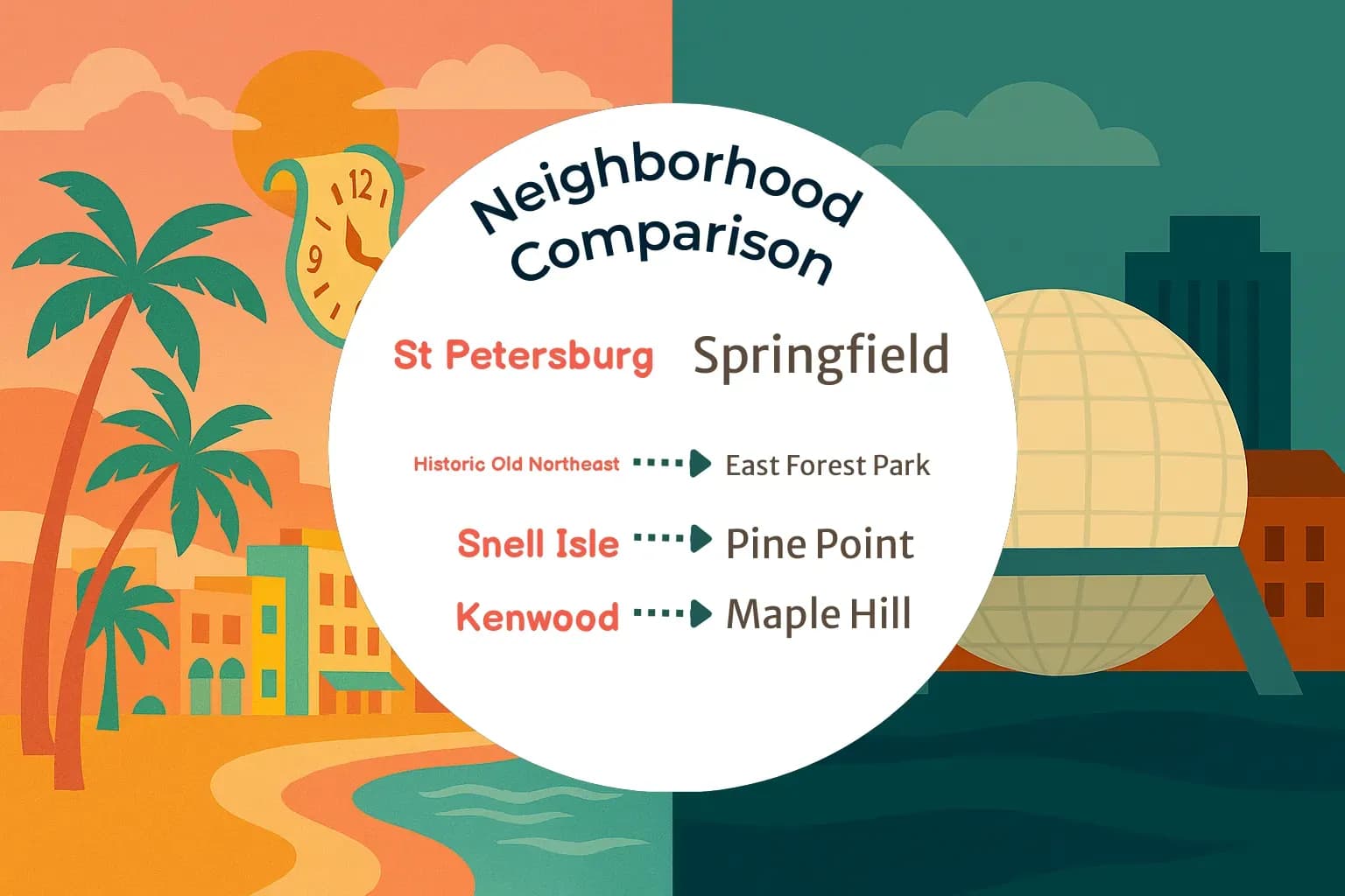 St. Petersburg vs Springfield Neighborhood Comparison