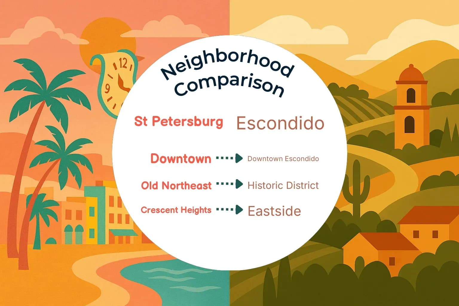 St. Petersburg vs Escondido Neighborhood Comparison