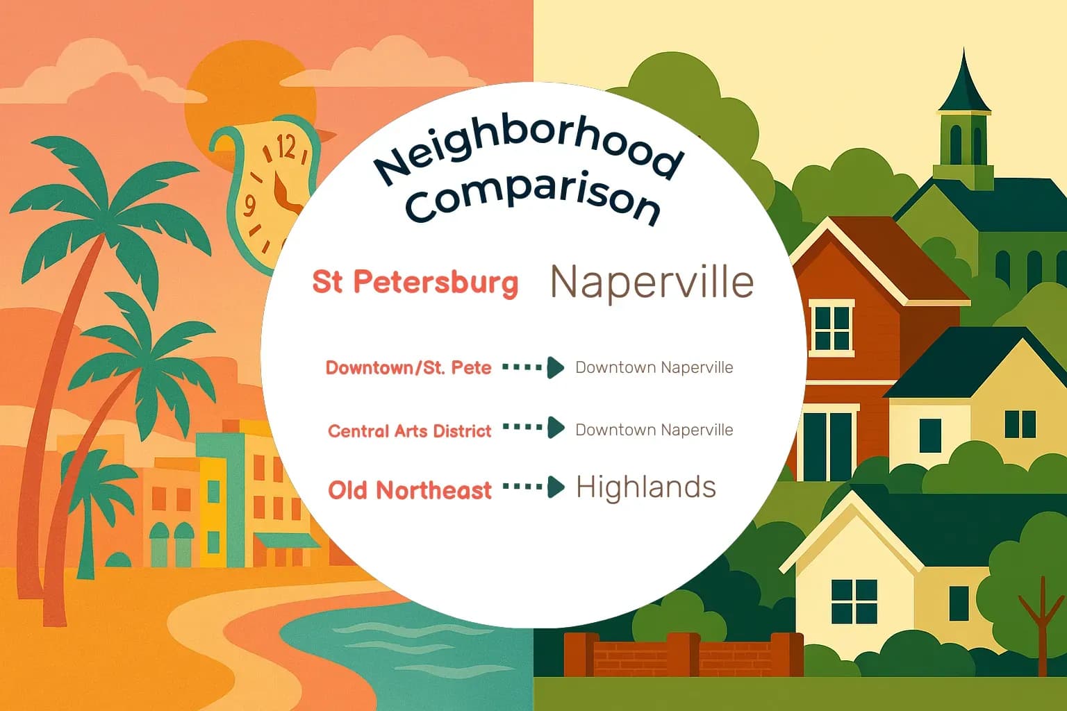 St. Petersburg vs Naperville Neighborhood Comparison