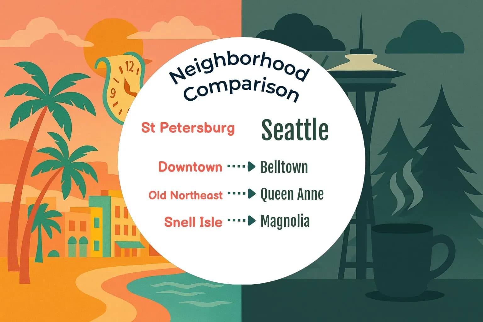 St. Petersburg vs Seattle Neighborhood Comparison