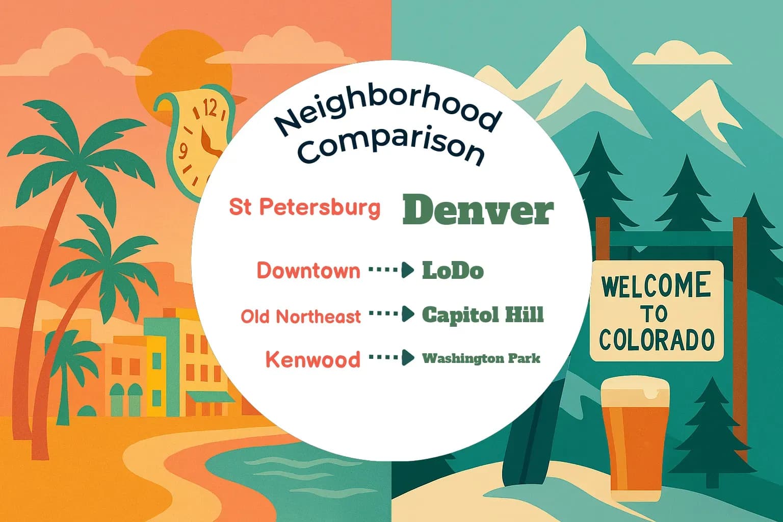 St. Petersburg vs Denver Neighborhood Comparison