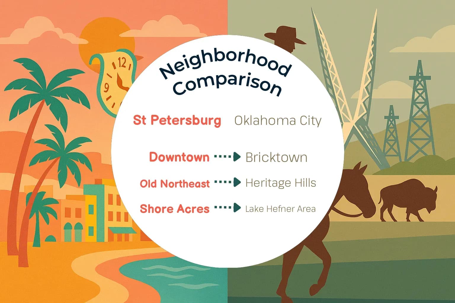 St. Petersburg vs Oklahoma City Neighborhood Comparison