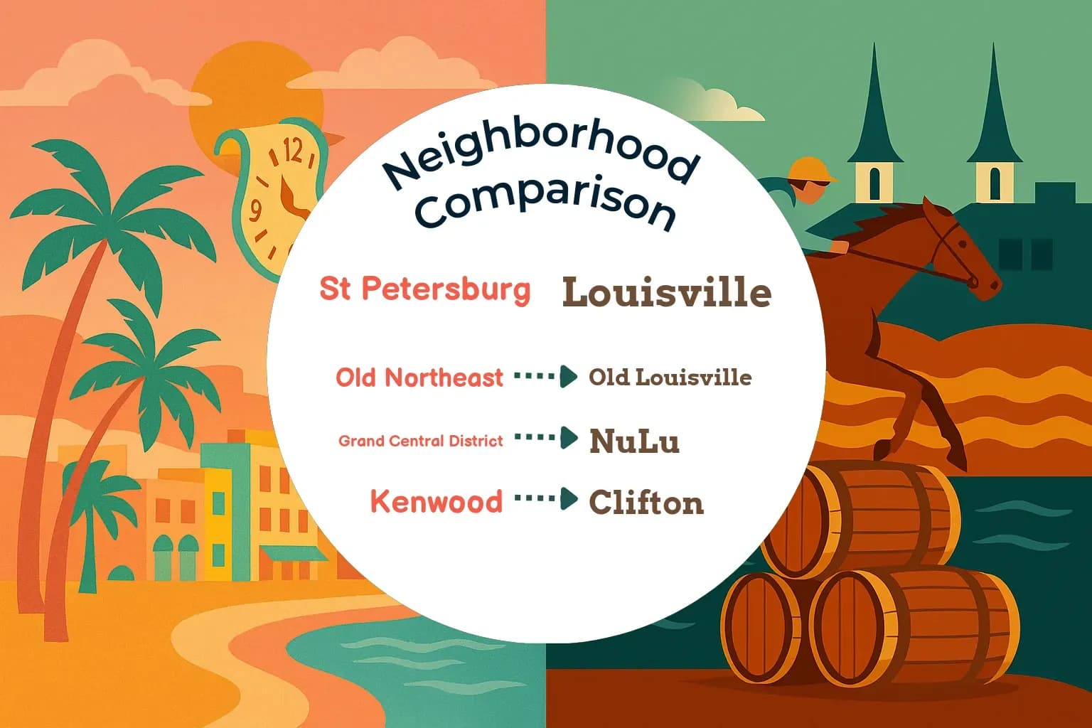 St. Petersburg vs Louisville Neighborhood Comparison