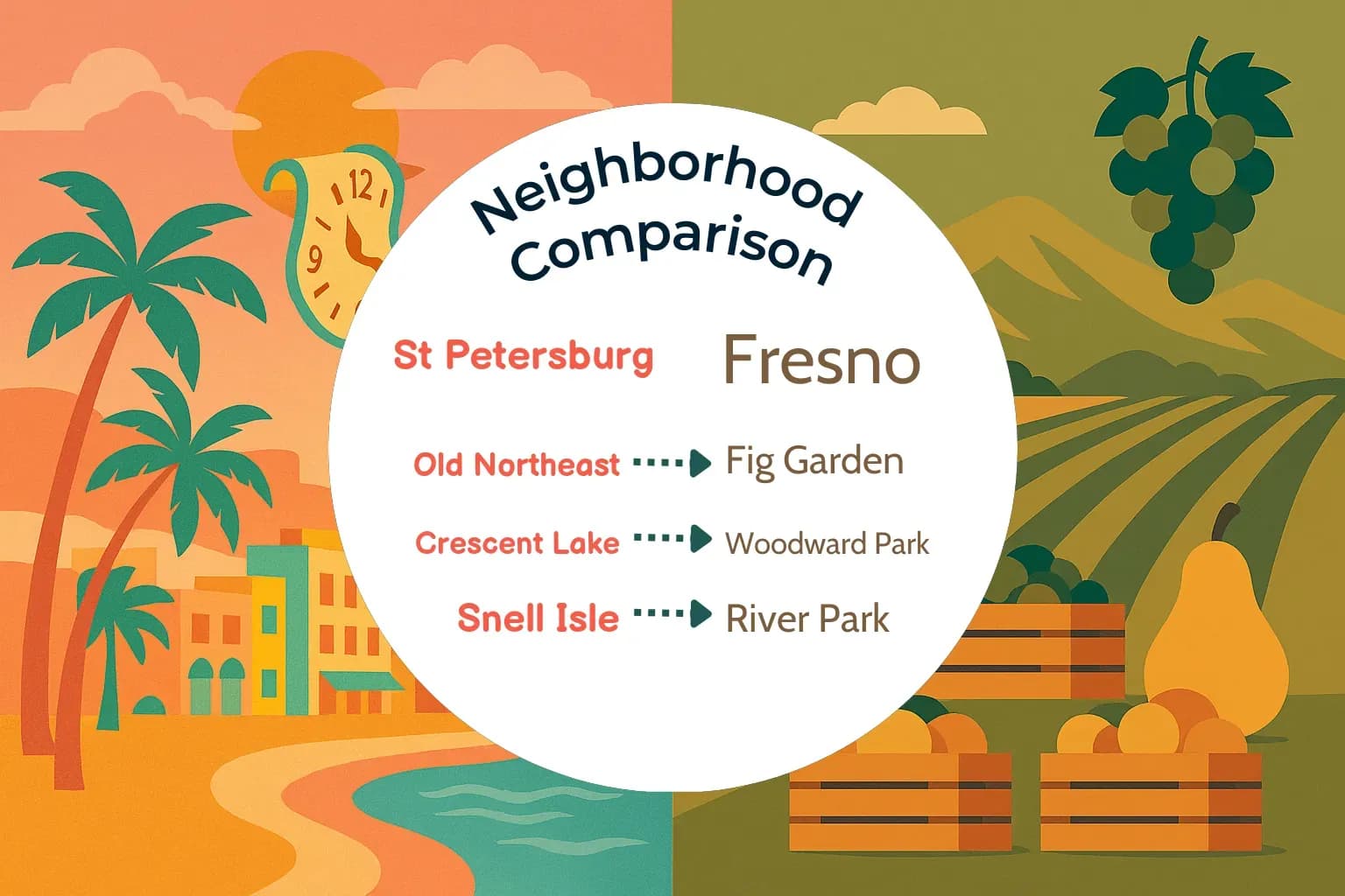 St. Petersburg vs Fresno Neighborhood Comparison