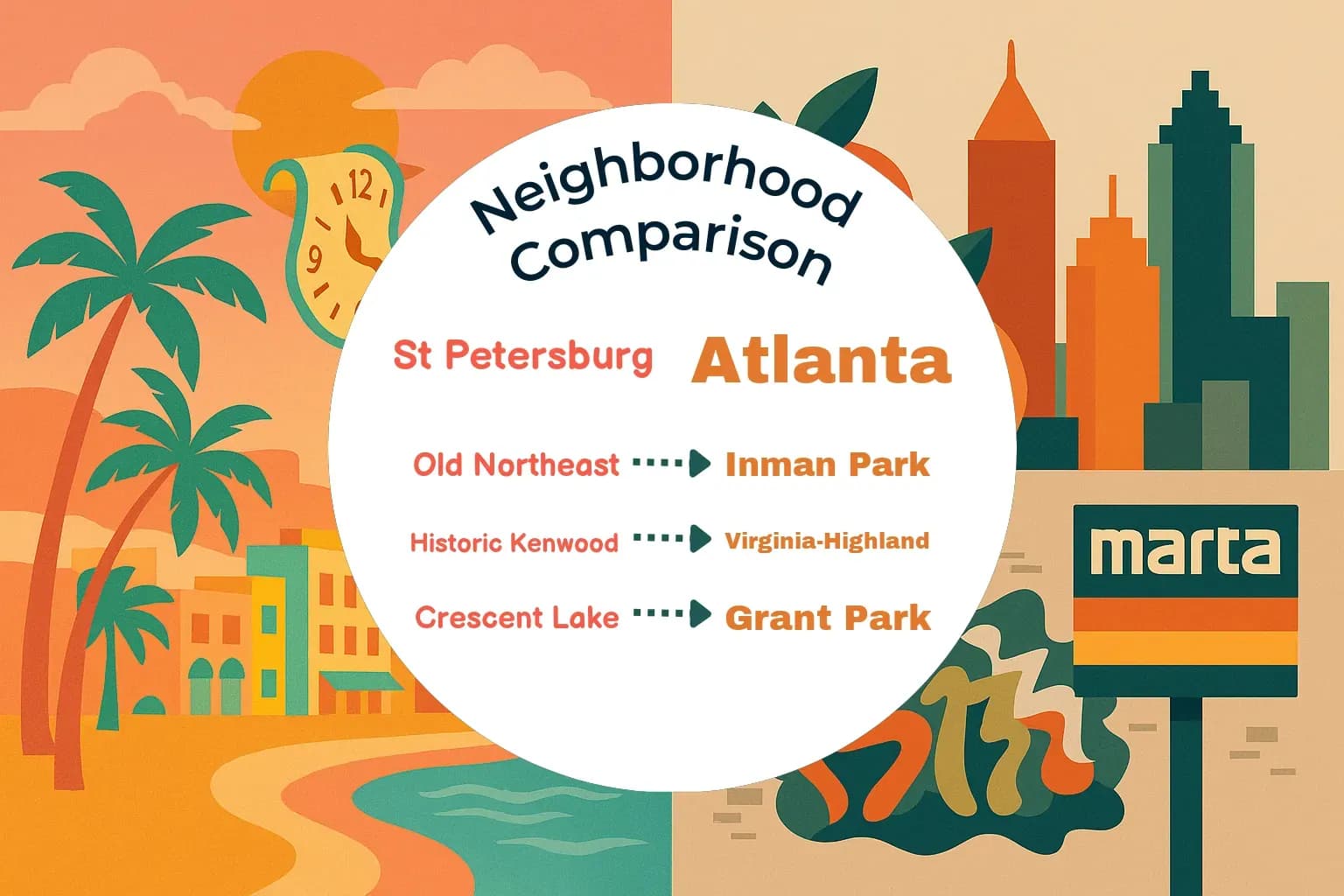St. Petersburg vs Atlanta Neighborhood Comparison
