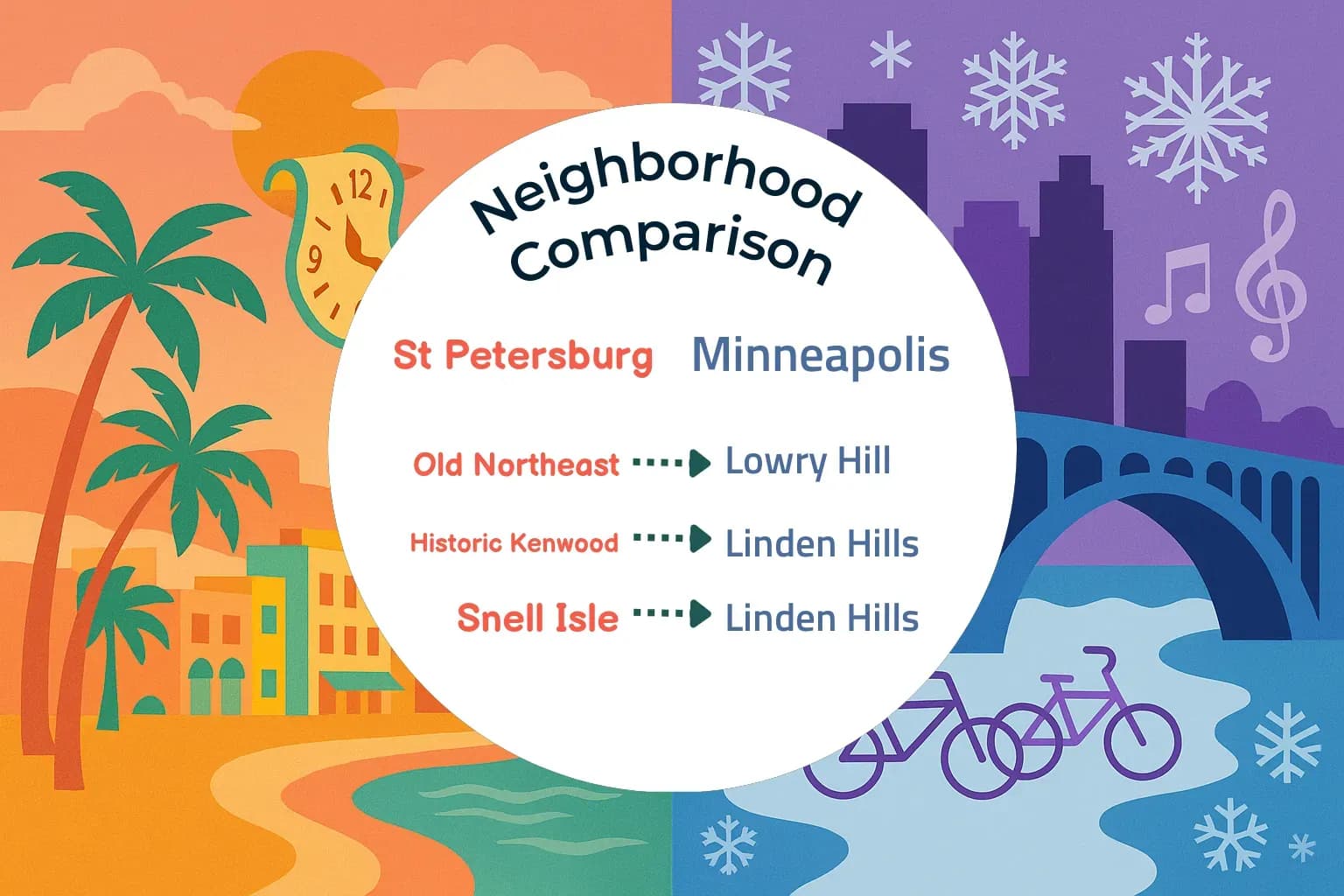 St. Petersburg vs Minneapolis Neighborhood Comparison