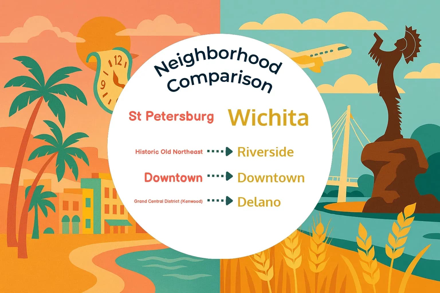St. Petersburg vs Wichita Neighborhood Comparison