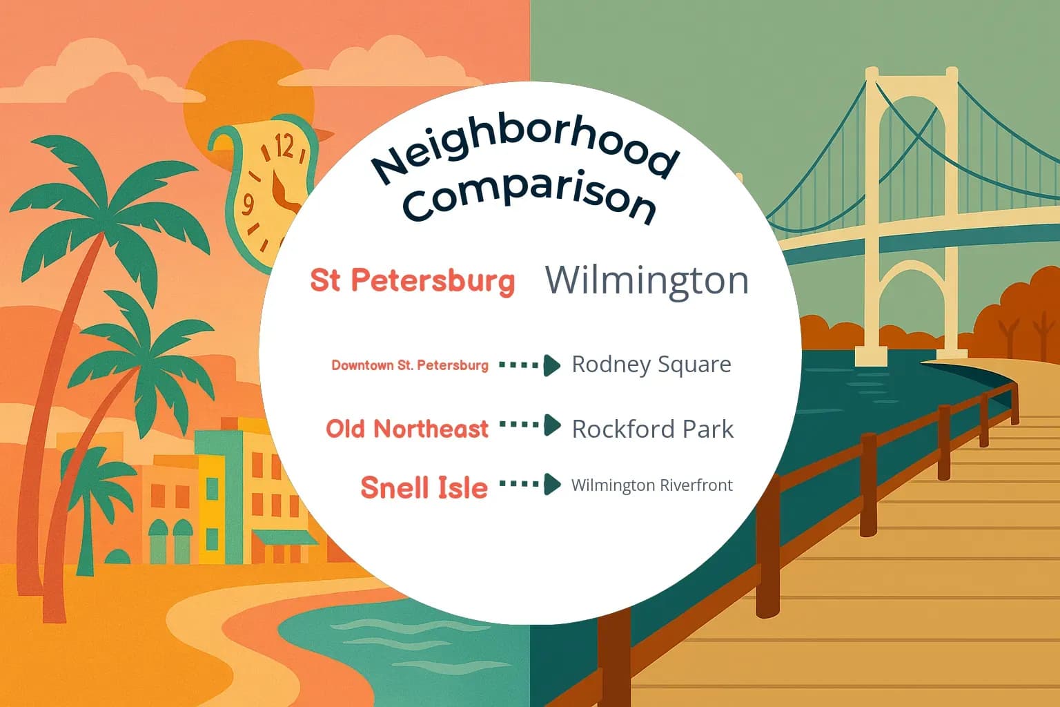 St. Petersburg vs Wilmington Neighborhood Comparison