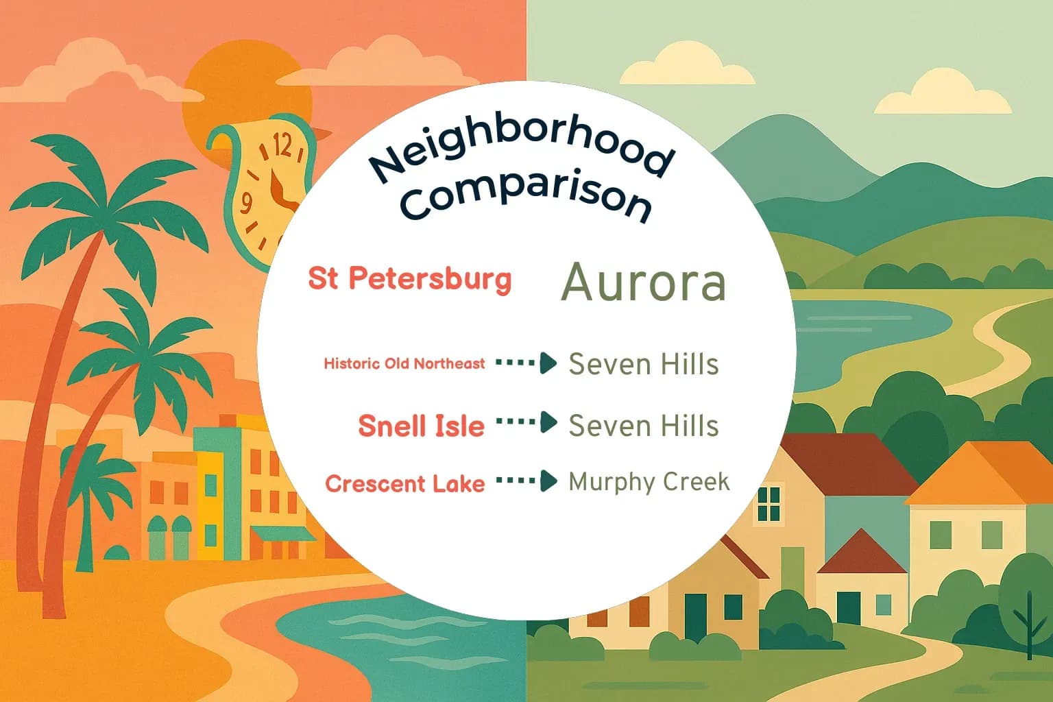 St. Petersburg vs Aurora Neighborhood Comparison