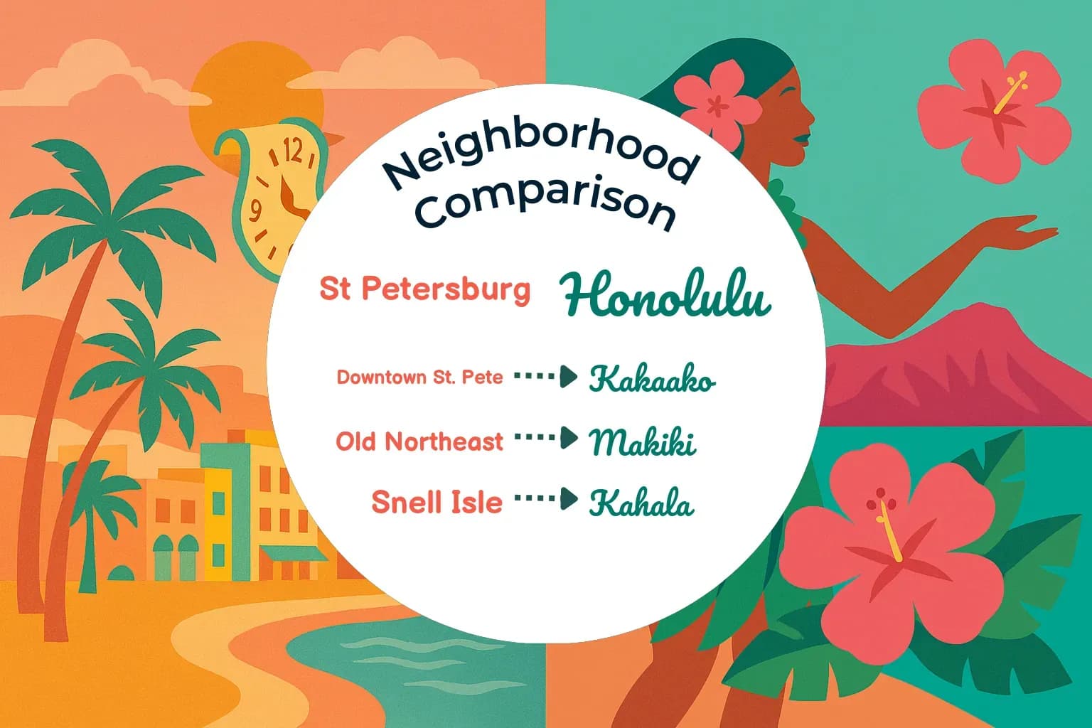 St. Petersburg vs Honolulu Neighborhood Comparison