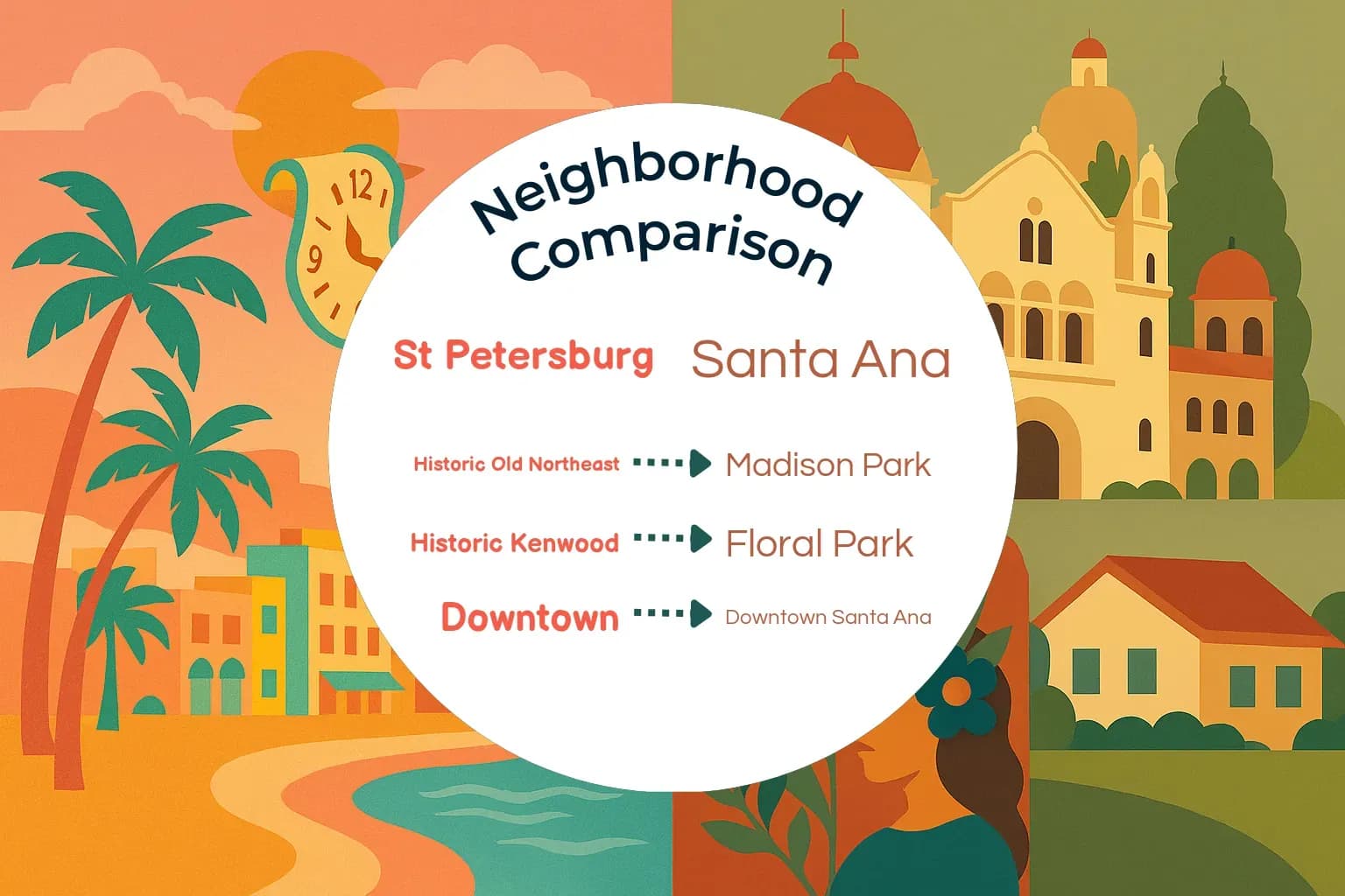 St. Petersburg vs Santa Ana Neighborhood Comparison