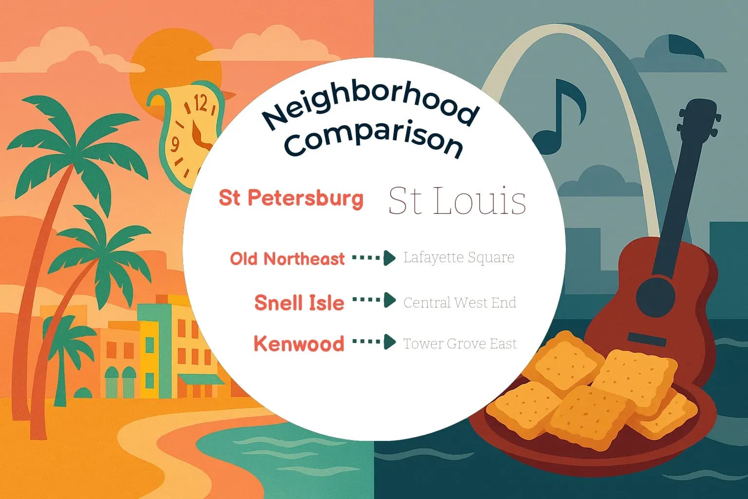 St. Petersburg vs St. Louis Neighborhood Comparison