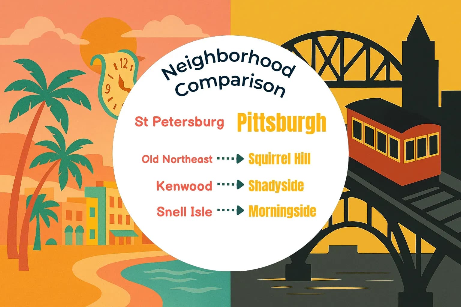 St. Petersburg vs Pittsburgh Neighborhood Comparison