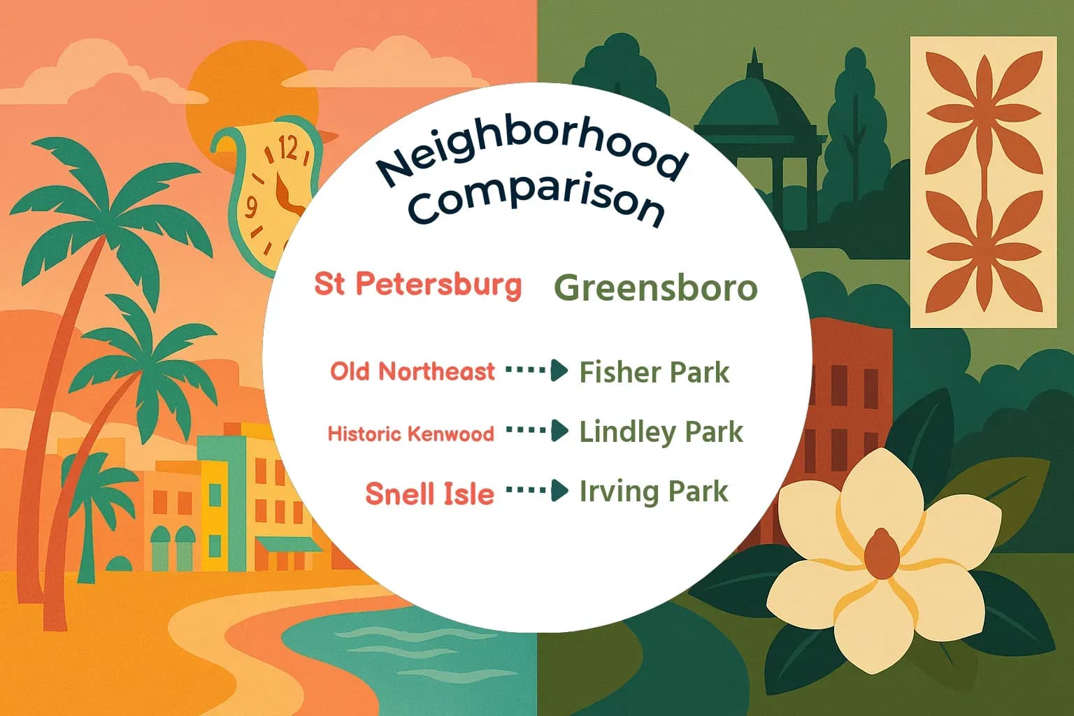 St. Petersburg vs Greensboro Neighborhood Comparison