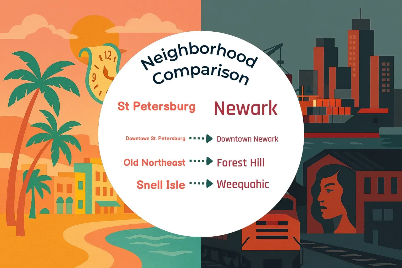 St. Petersburg vs Newark Neighborhood Comparison