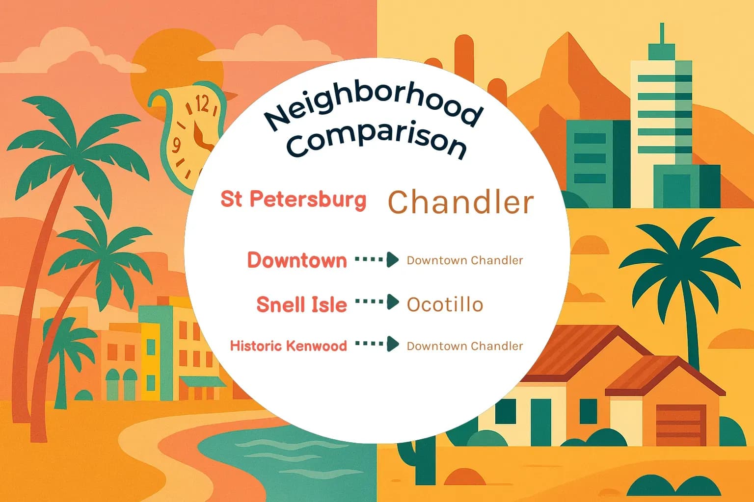 St. Petersburg vs Chandler Neighborhood Comparison