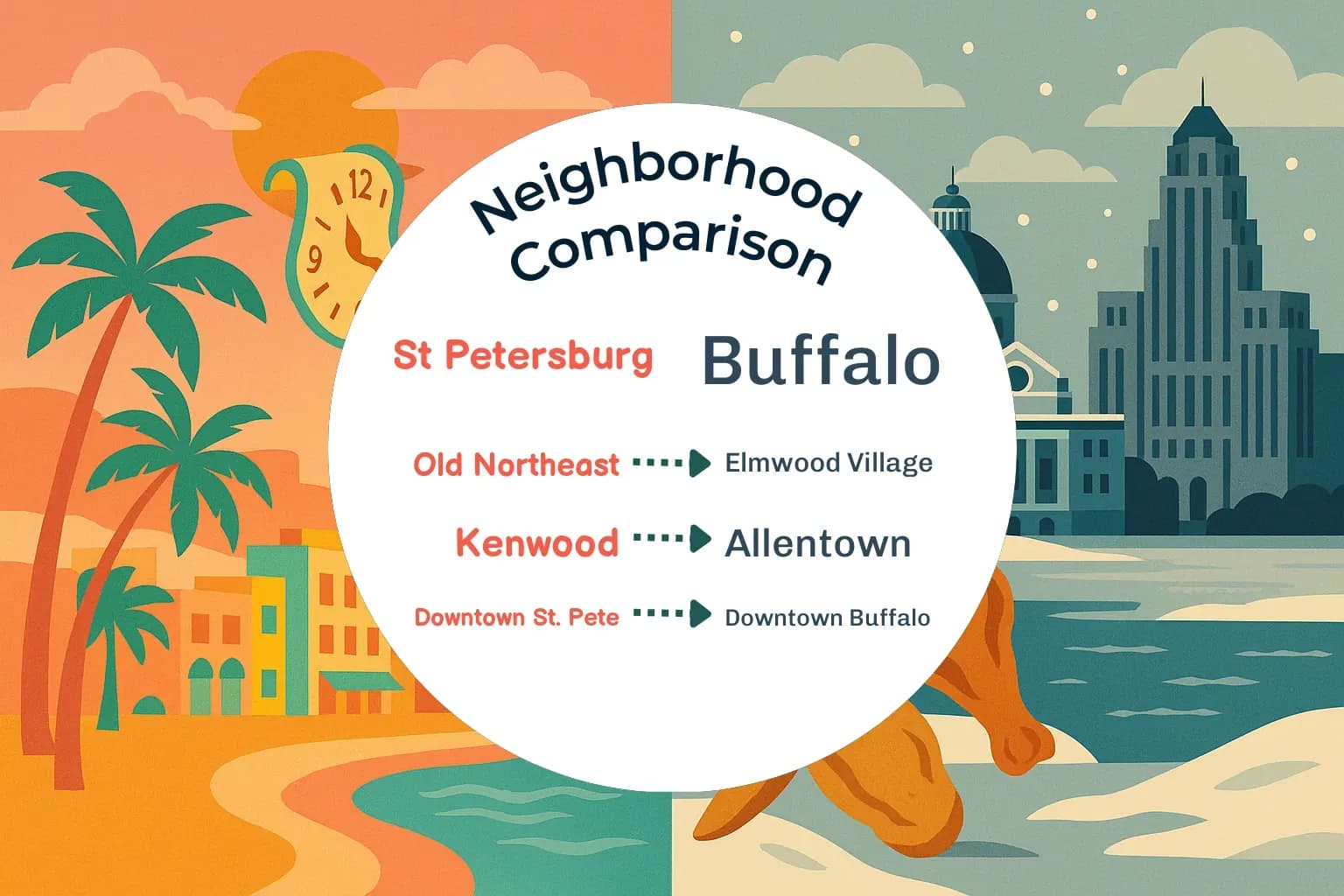 St. Petersburg vs Buffalo Neighborhood Comparison