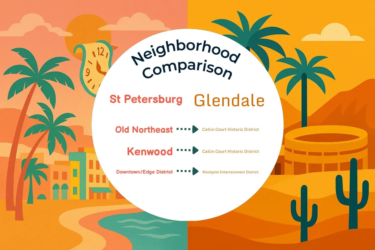 St. Petersburg vs Glendale Neighborhood Comparison