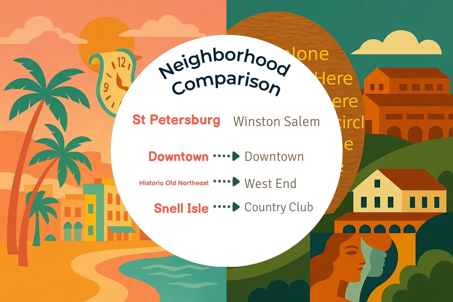St. Petersburg vs Winston Salem Neighborhood Comparison