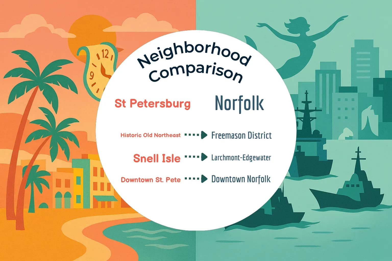 St. Petersburg vs Norfolk Neighborhood Comparison