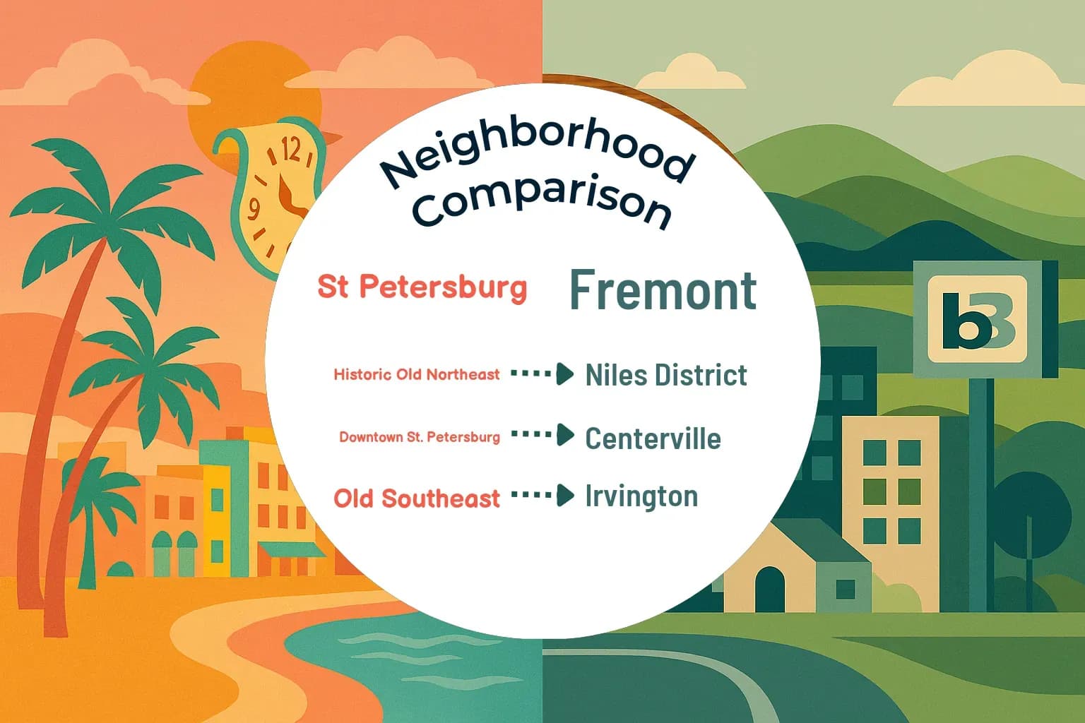 St. Petersburg vs Fremont Neighborhood Comparison