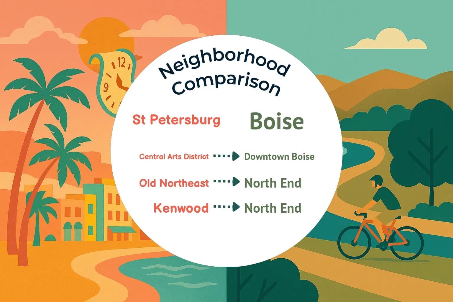 St. Petersburg vs Boise Neighborhood Comparison