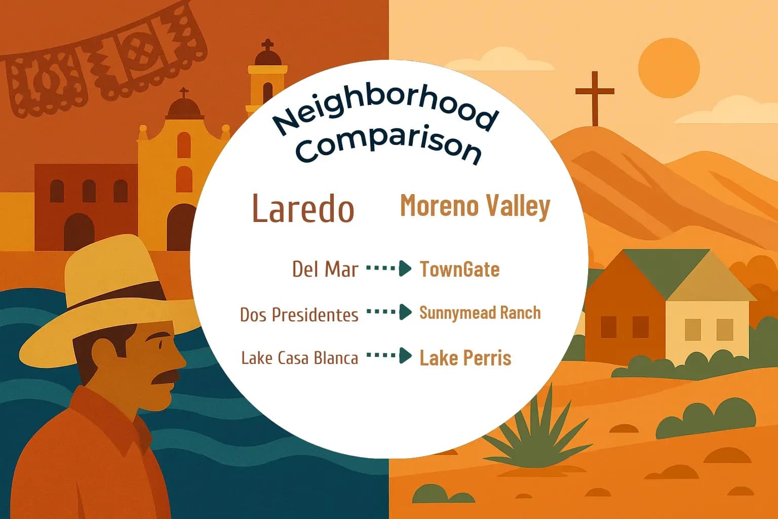 Laredo vs Moreno Valley Neighborhood Comparison