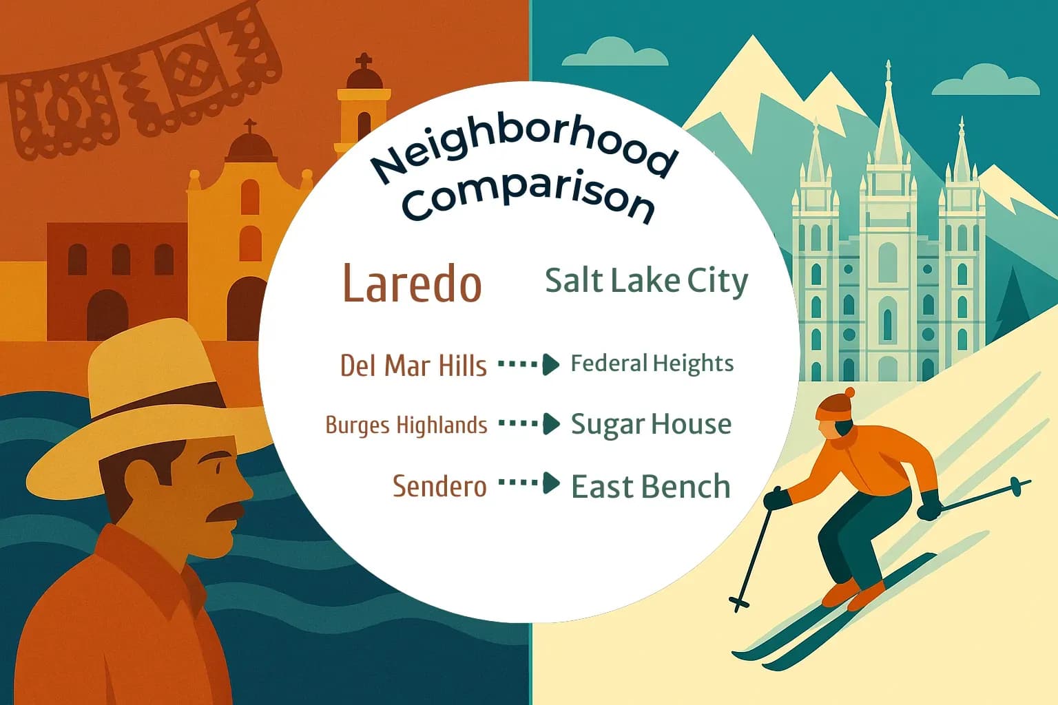 Laredo vs Salt Lake City Neighborhood Comparison