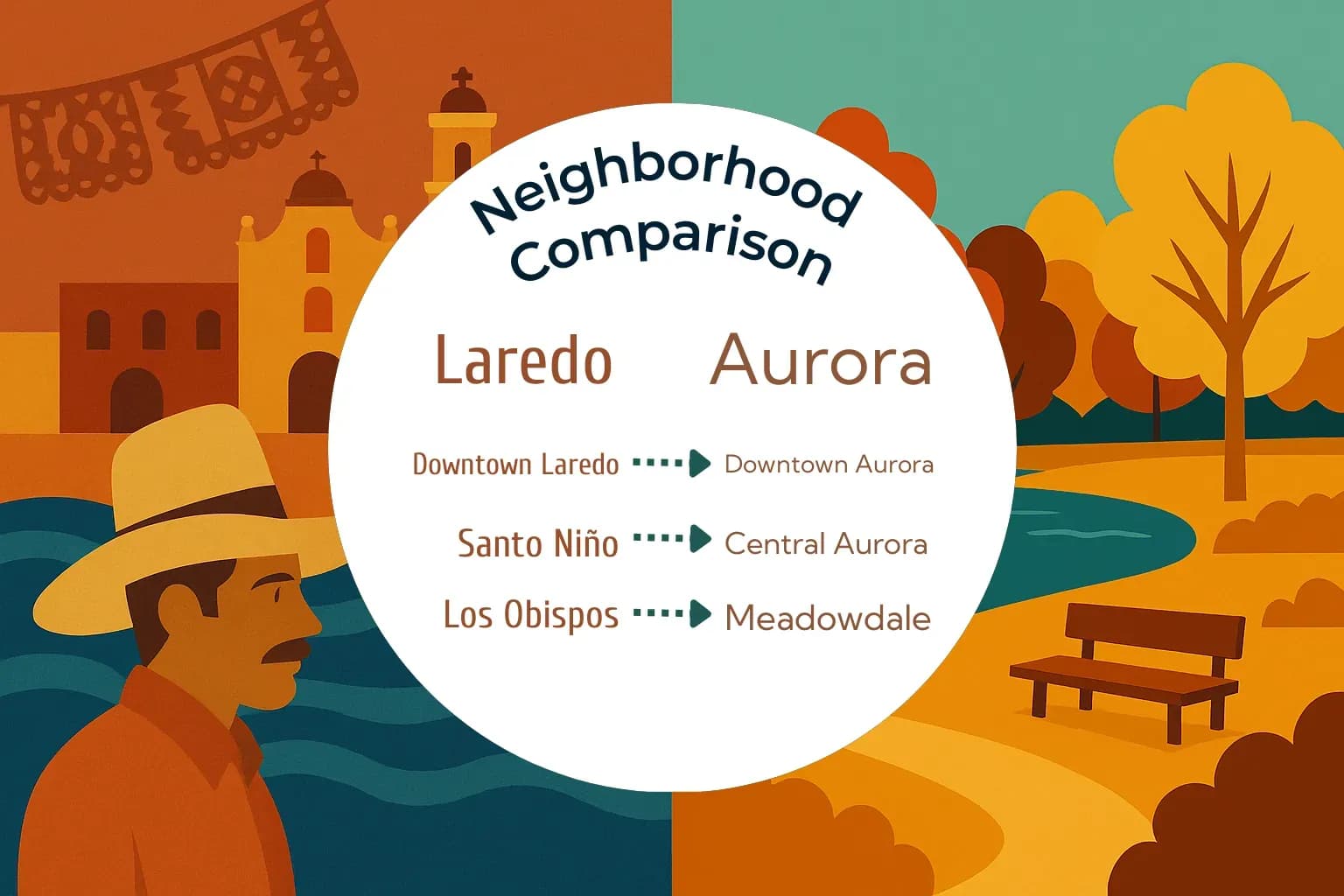 Laredo vs Aurora Neighborhood Comparison