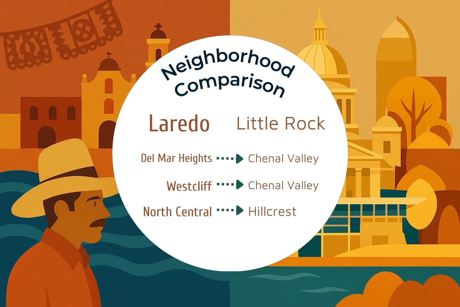 Laredo vs Little Rock Neighborhood Comparison