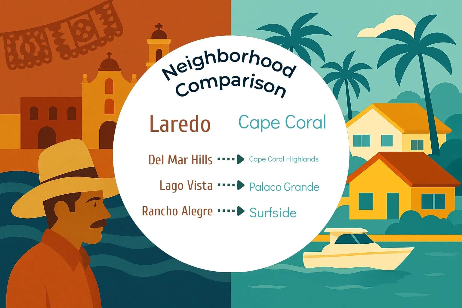 Laredo vs Cape Coral Neighborhood Comparison