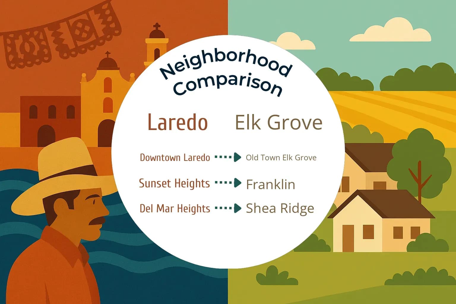 Laredo vs Elk Grove Neighborhood Comparison