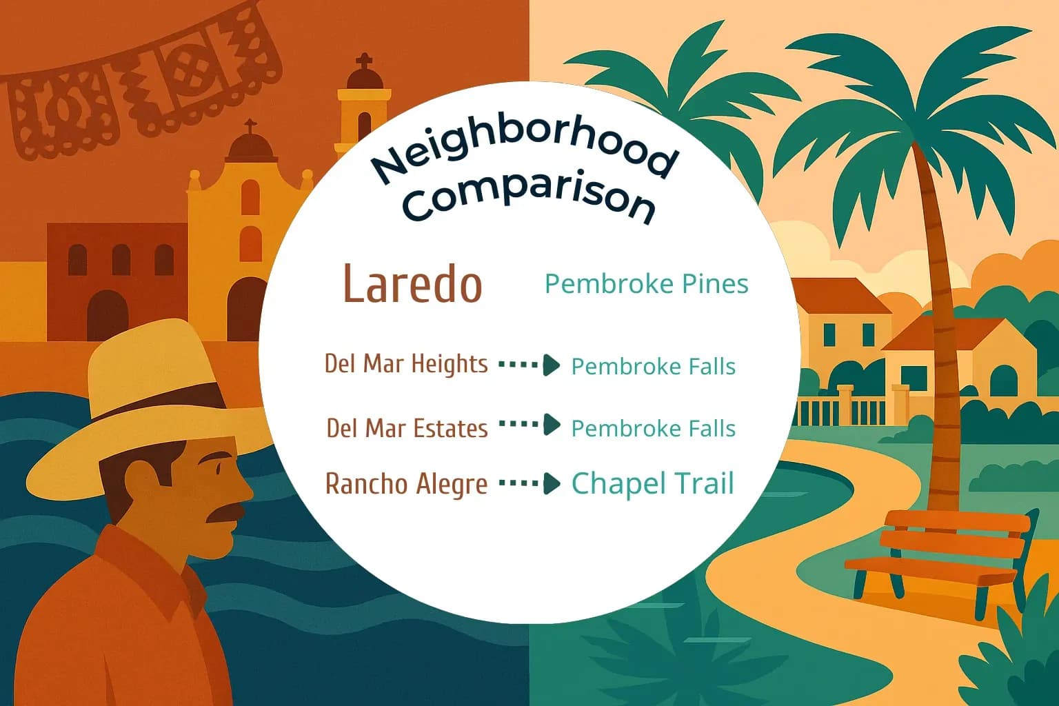 Laredo vs Pembroke Pines Neighborhood Comparison