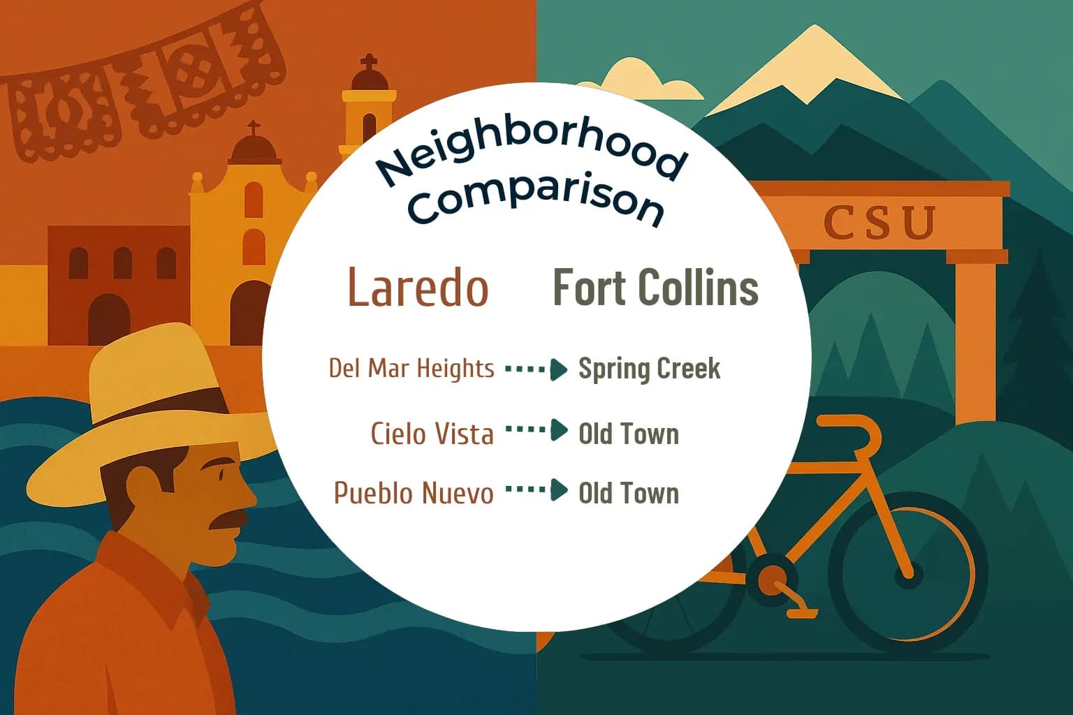 Laredo vs Fort Collins Neighborhood Comparison
