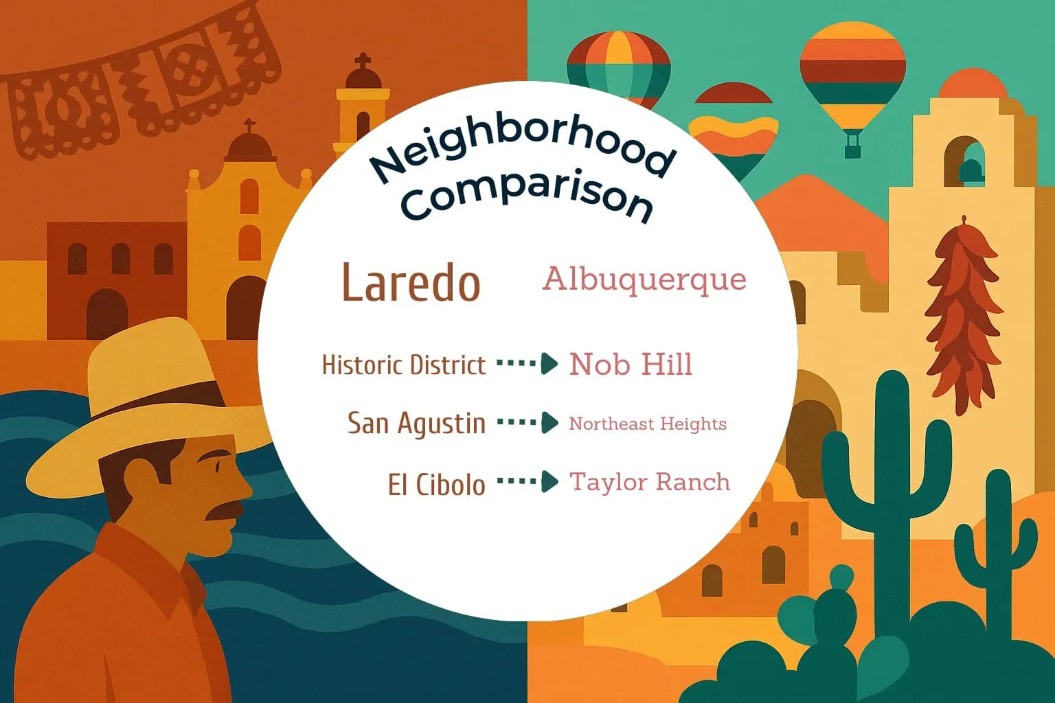 Laredo vs Albuquerque Neighborhood Comparison