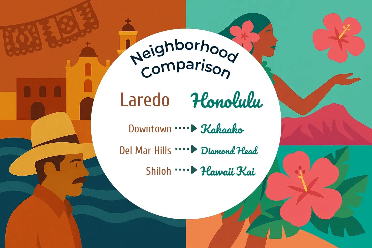 Laredo vs Honolulu Neighborhood Comparison