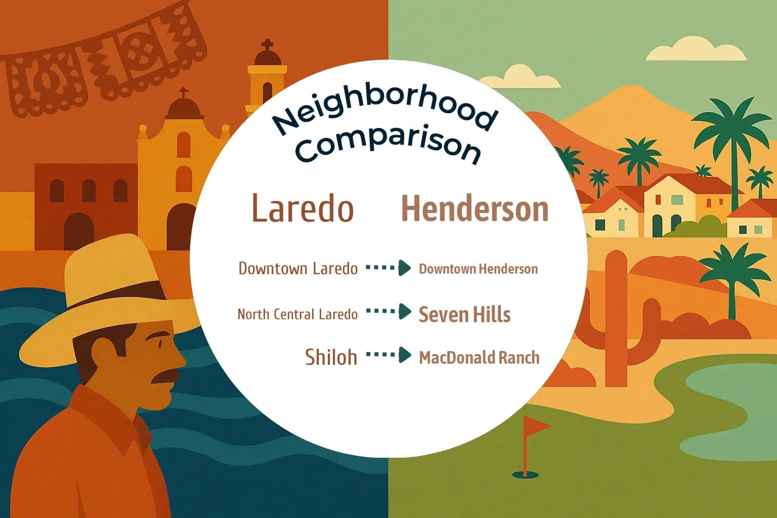 Laredo vs Henderson Neighborhood Comparison