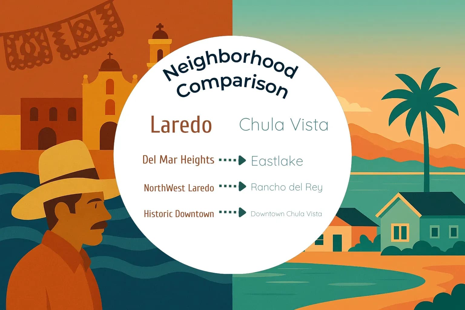 Laredo vs Chula Vista Neighborhood Comparison