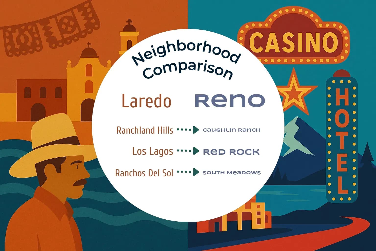 Laredo vs Reno Neighborhood Comparison