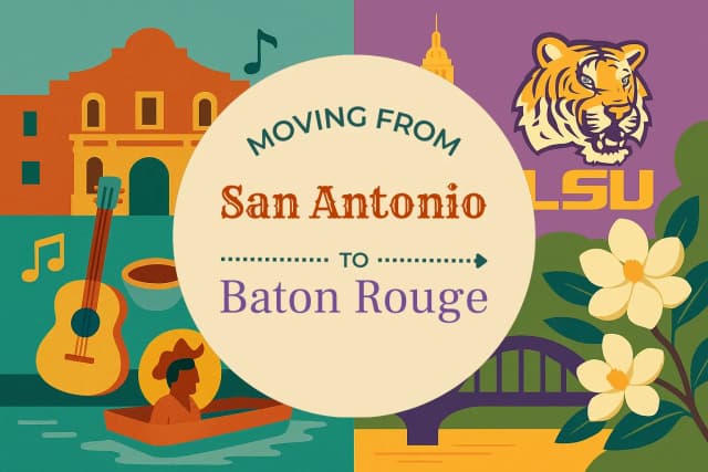 Moving from San Antonio to Baton Rouge