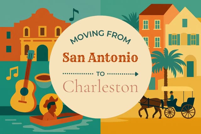 Moving from San Antonio to Charleston