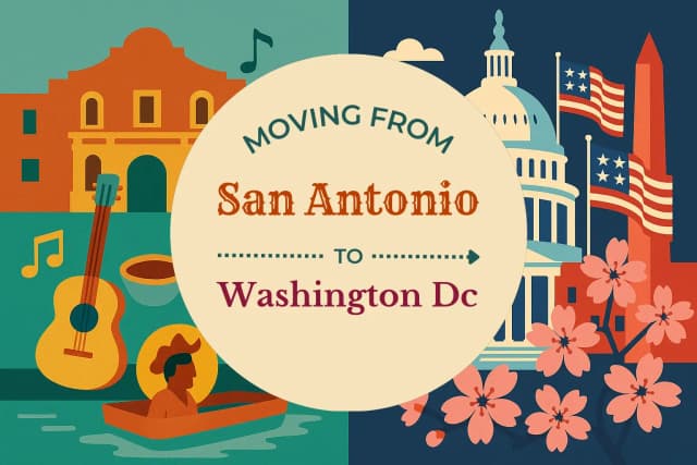 Moving from San Antonio to Washington DC