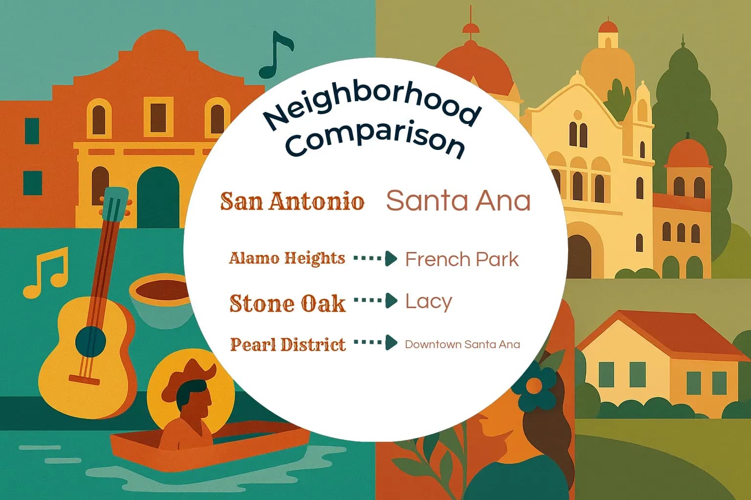 San Antonio vs Santa Ana Neighborhood Comparison