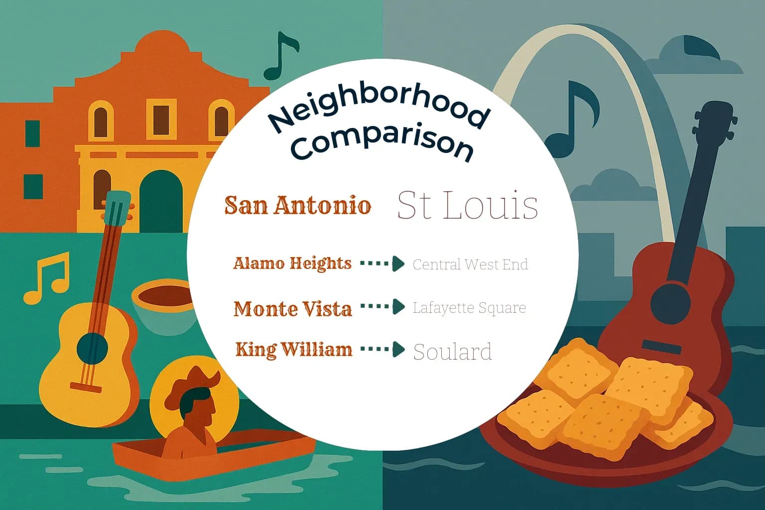 San Antonio vs St. Louis Neighborhood Comparison