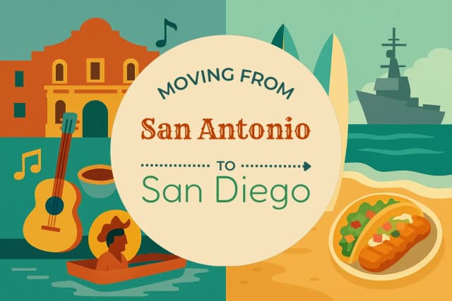 Moving from San Antonio to San Diego