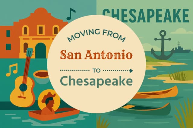 Moving from San Antonio to Chesapeake